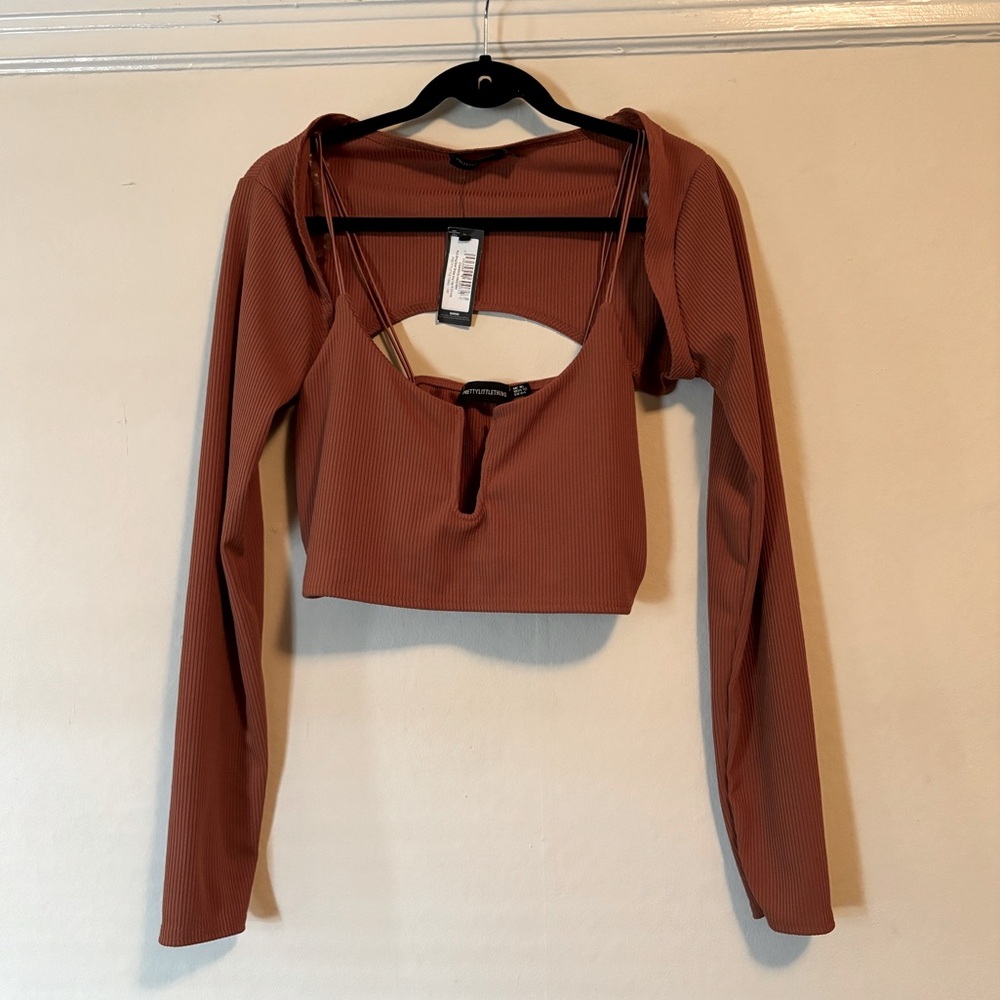 'Pretty Little Thing' Tank/Sleeve 2-in-1 Top